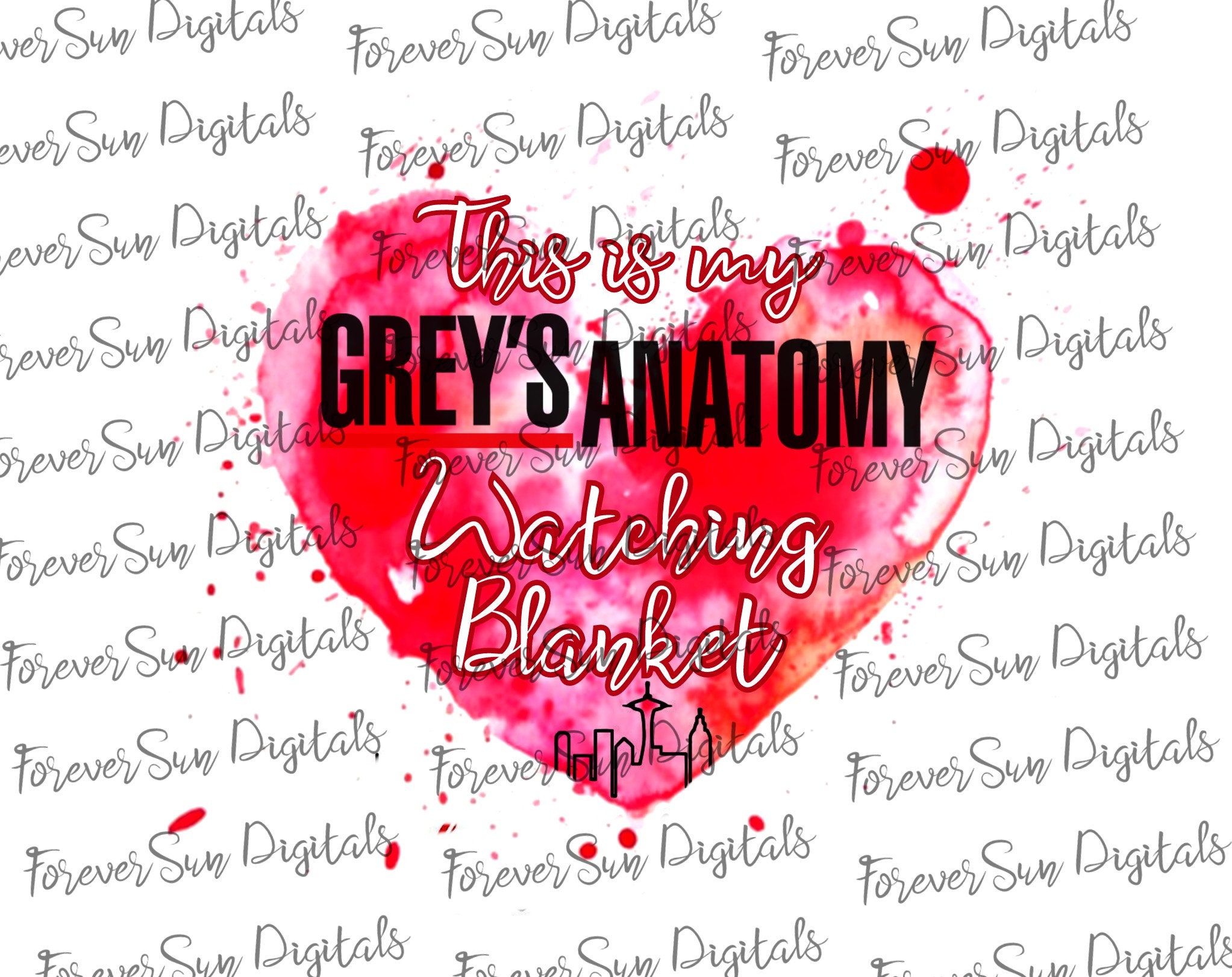 This is My Greys Anatomy Watching Blanket Svg Etsy Canada