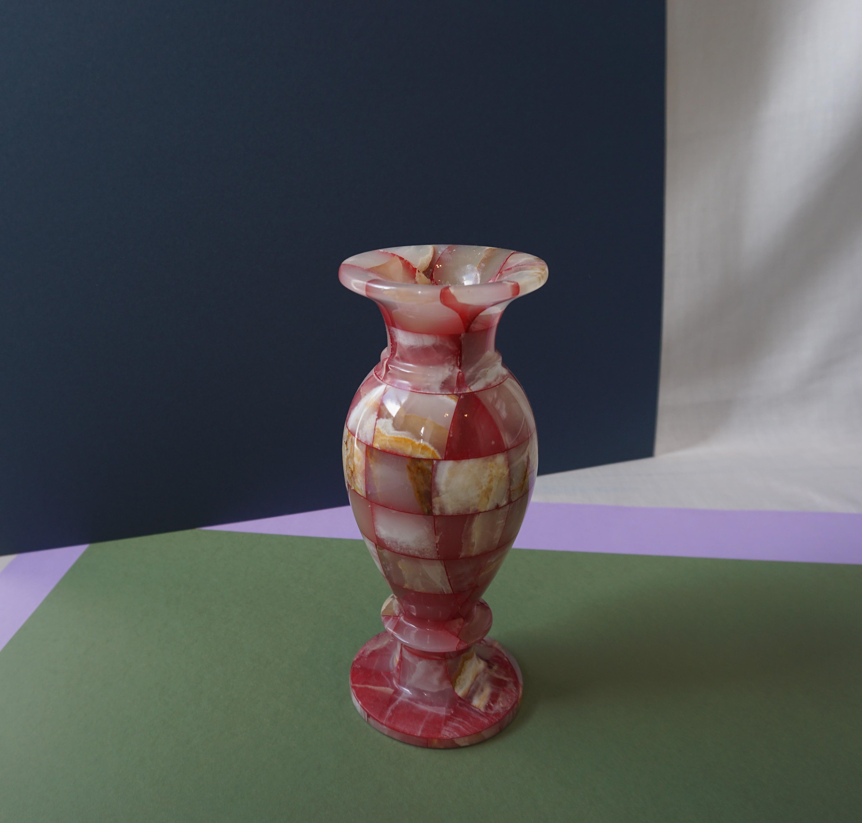 Vintage Onyx Vase Etsy