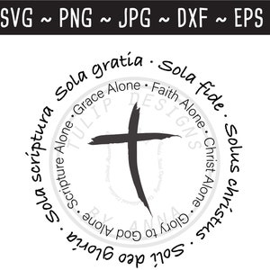 Five Solas SVG / Reformed SVG