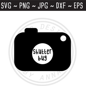 Kamera SVG / Fotografie SVG / Fotograf SVG / Shutterbug svg / Geschenk für Fotografen / Cut File Cricut Silhouette / svg png jpg eps dxf