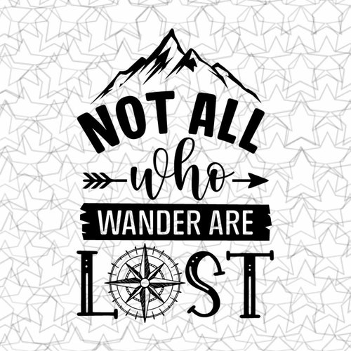 Not All Those Who Wander Are Lost Vinyl Decal RV Decal - Etsy