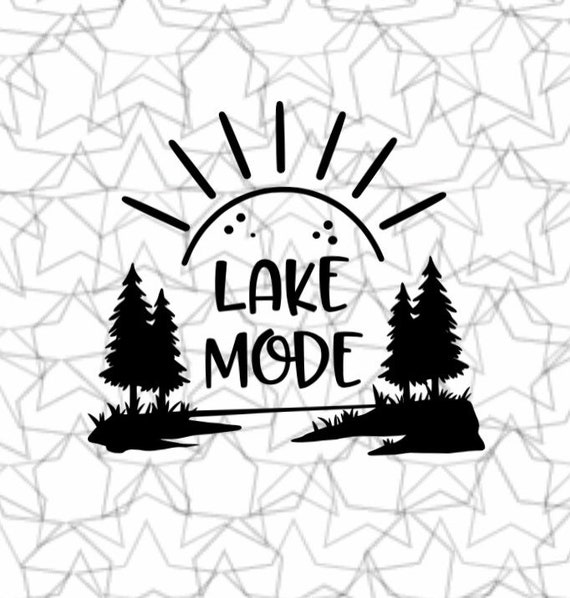 Wall Sticker Live Love Lake Wall Decal Vinyl Sticker Tattoo For Windows Glass Wall with Size and Color Options