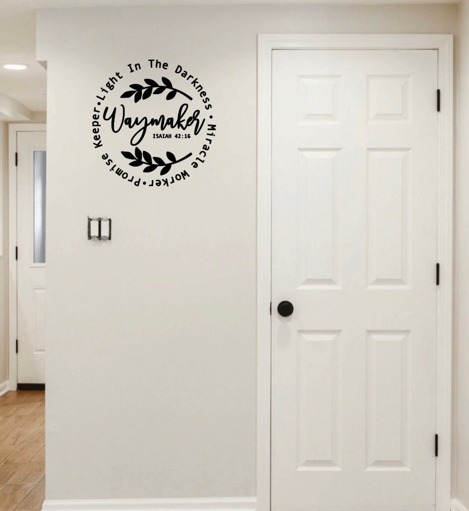 Isaiah 42:16 Waymaker Way Maker Christian Scripture Wall Decal Vinyl ...