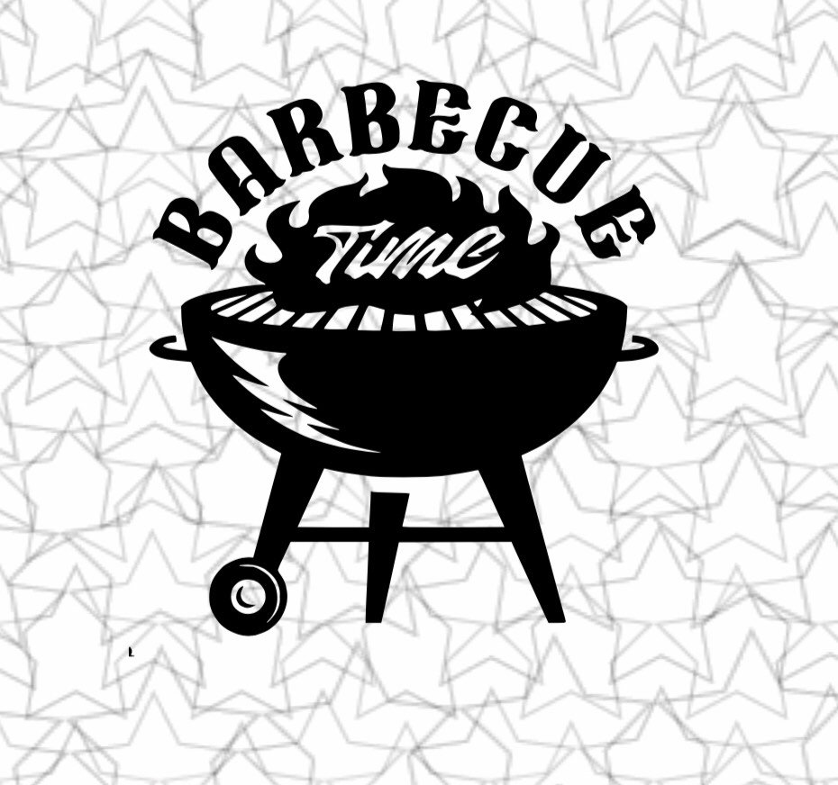 Barbecue Time Outdoor Grill Decal Grilling Sticker for Smoker Etsy