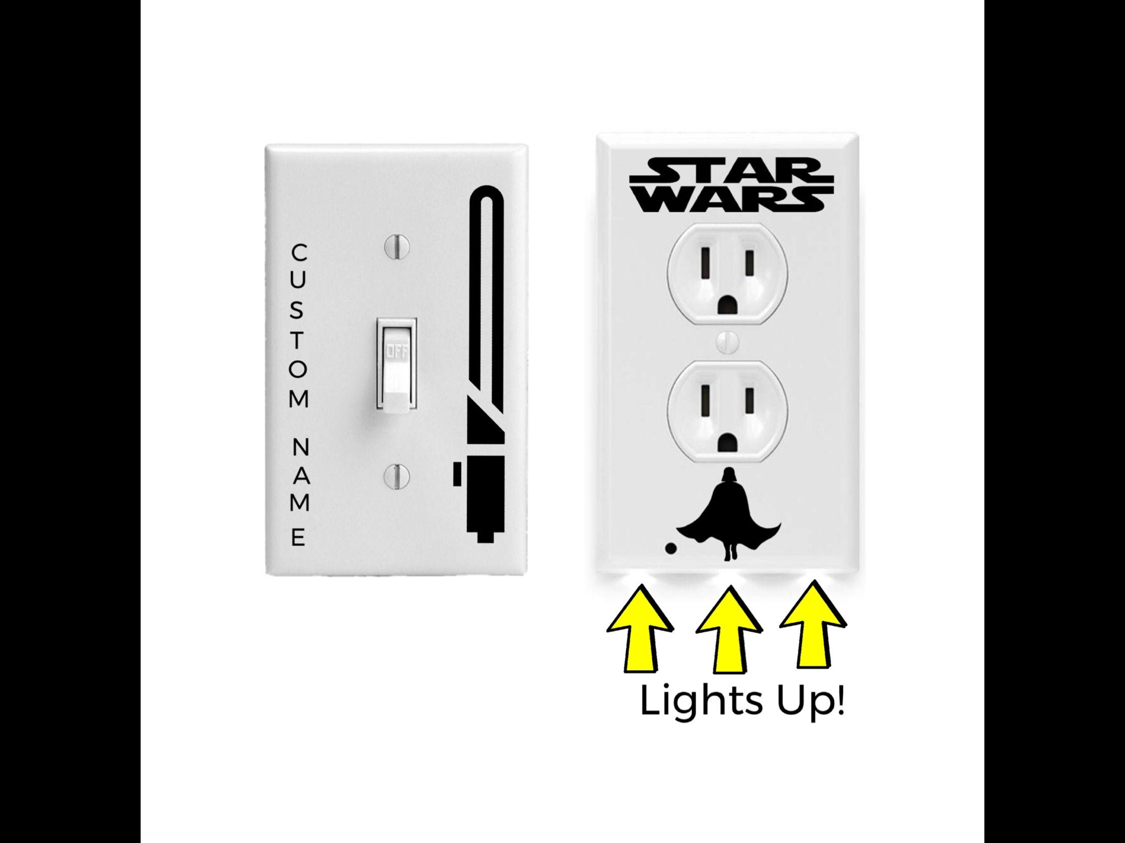 Cubierta del interruptor de luz del nombre personalizado de | Etsy