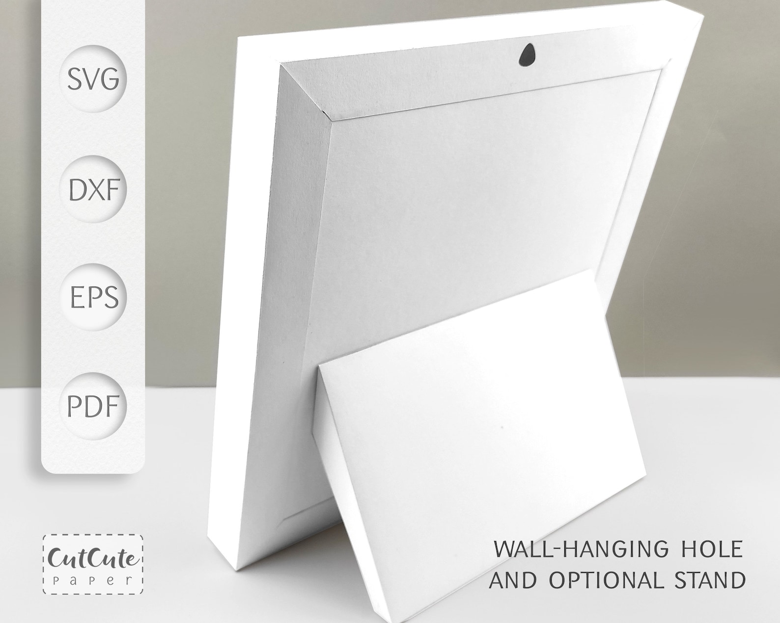 9x9 Shadow Box Frame SVG Template: Cricut & Silhouette (PDF Tutorial ...