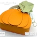 Pumpkin Bag Template SVG , 3D Pumpkin Paper Purse SVG, Fall Pumpkin ...