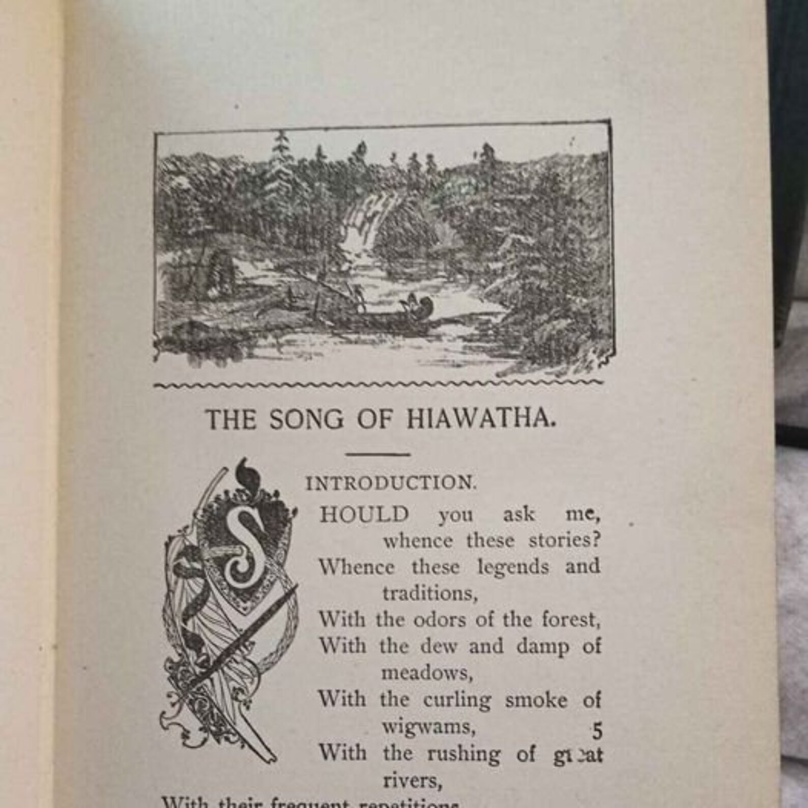 1898 copy of the Song of Hiawatha Minnehana edition by Henry Etsy