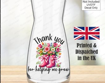UVDTF Teacher, End of Term, Thank you gift, Decal, Stickers