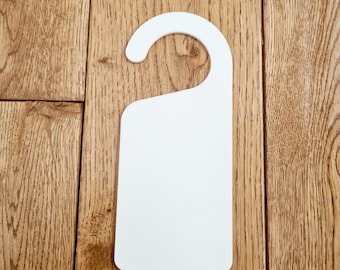 Acrylic Door Hanger Blank, 3mm Cast Acrylic