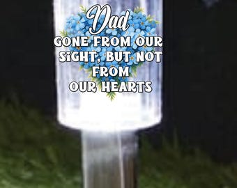 UVDTF Forget me not Floral Heart - Decal, Sticker