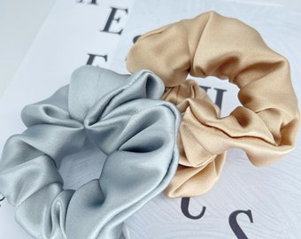 Scrunchie Haargummi / Viskose Satin Srunchie / Weicher Satin Scrunchie / Elastische Haargummi Scrunchies / Pferdeschwanz Scrunchie / Handmade Scrunchie /