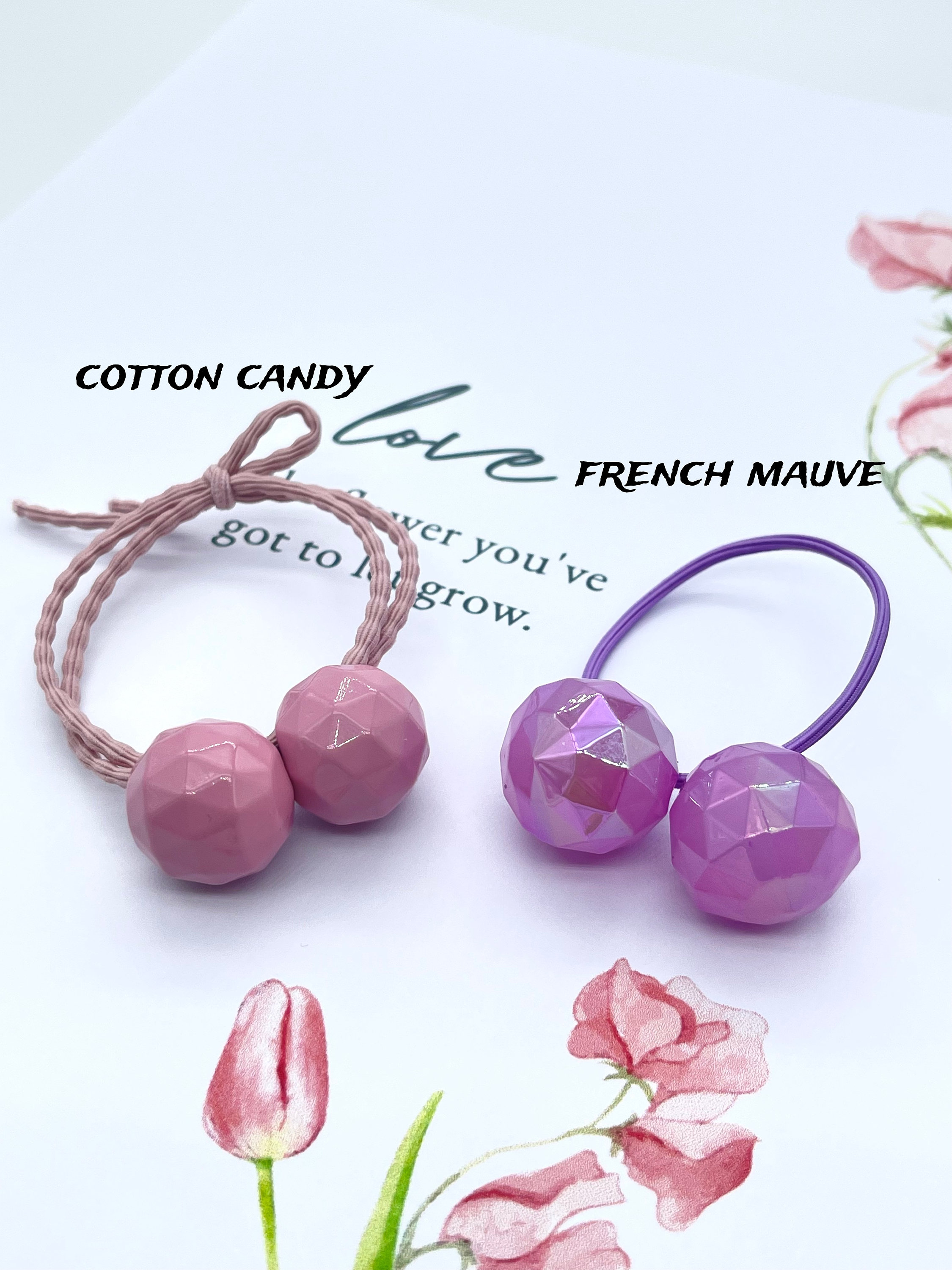 Pony Bands/ Round Ball Hairtie/ Hair Ties/ Elastic Tie/bobble Hairtie