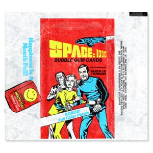Space 1999: envoltorio de cera para cartas coleccionables