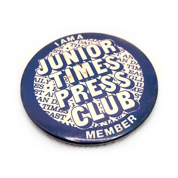 Junior Times Press Club Badge [Vintage]