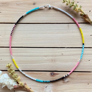 Belly Beaded Choker, Inspired By The Summer I Turned Pretty Necklace, Belly Conklin Necklace, Seed Bead Choker, TSITP, Summer Choker