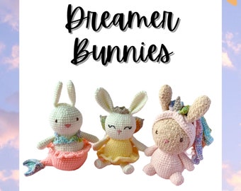 Crochet PATTERN BUNDLE — Dreamer Bunnies