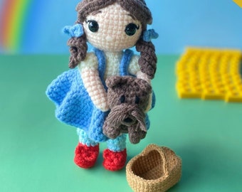 Crochet PATTERN — Dorothy and Toto