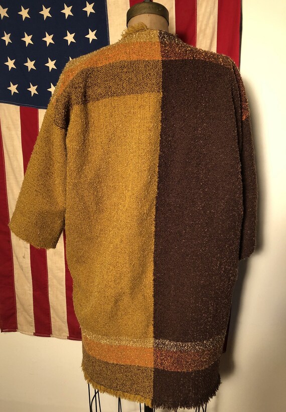 Boucle? Yes Way! Mohair Wool Sweater Jacket 60s B… - image 3
