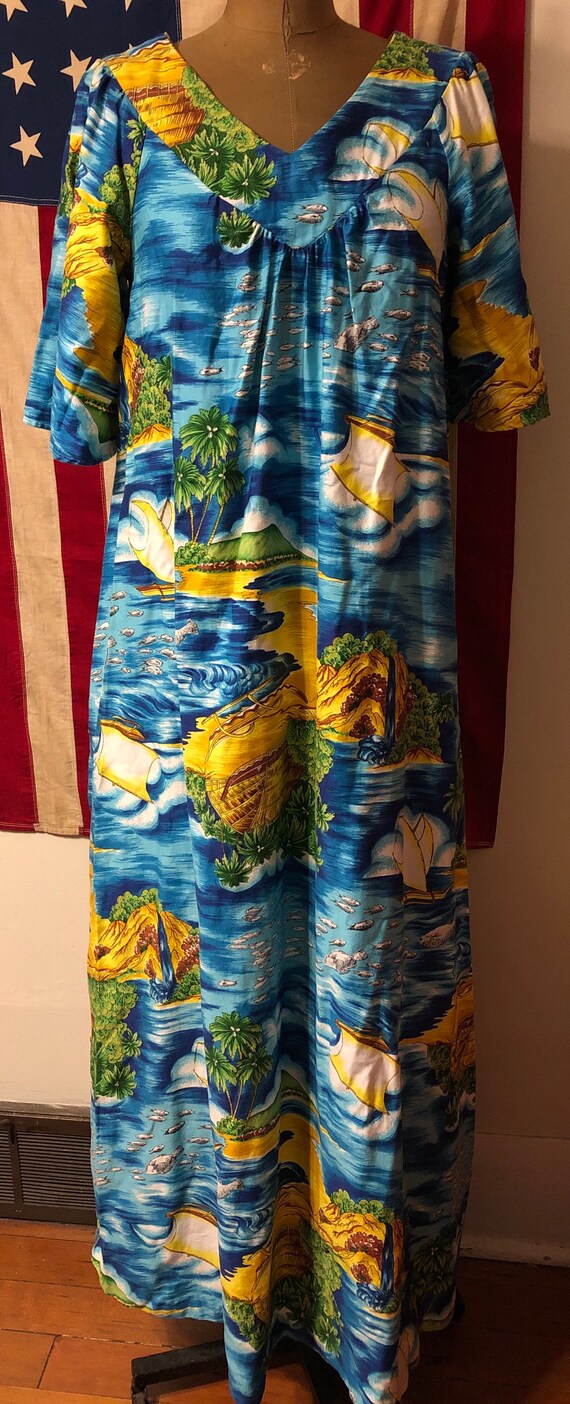 Pina Colada Not Included Tropical Tiki Muumuu Haw… - image 7