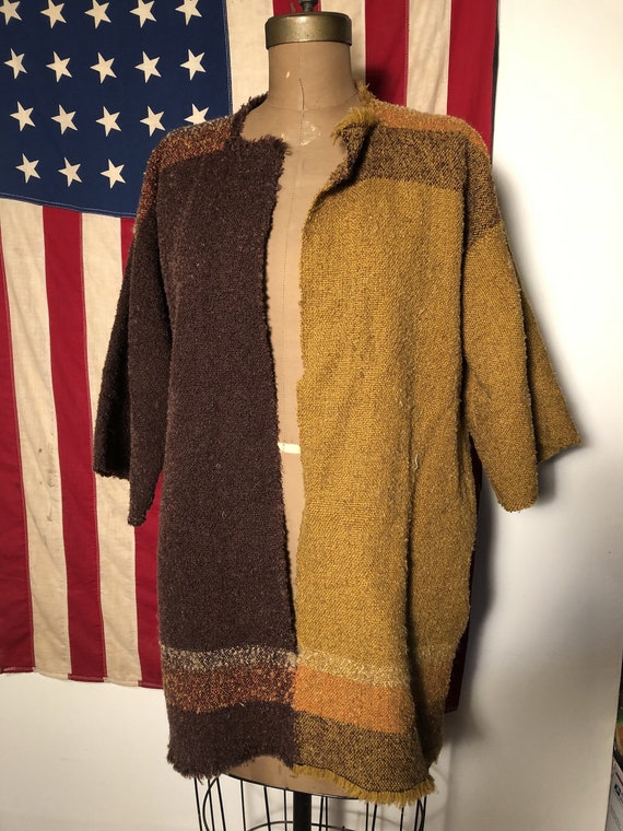 Boucle? Yes Way! Mohair Wool Sweater Jacket 60s B… - image 2