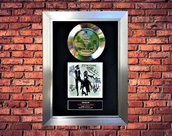 Fleetwood Mac "Rumours" - 40th Anniversary PLATINUM Vinyl Cd Record- Autographed Cover Mounted In A PLATINUM Frame - Unique Collectable/Gift