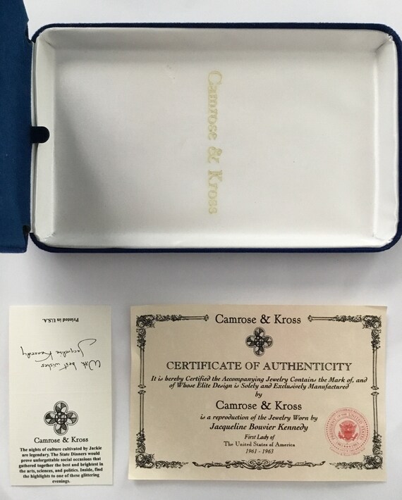 JBK Signed Camrose & Kross  Chain Necklace - image 2