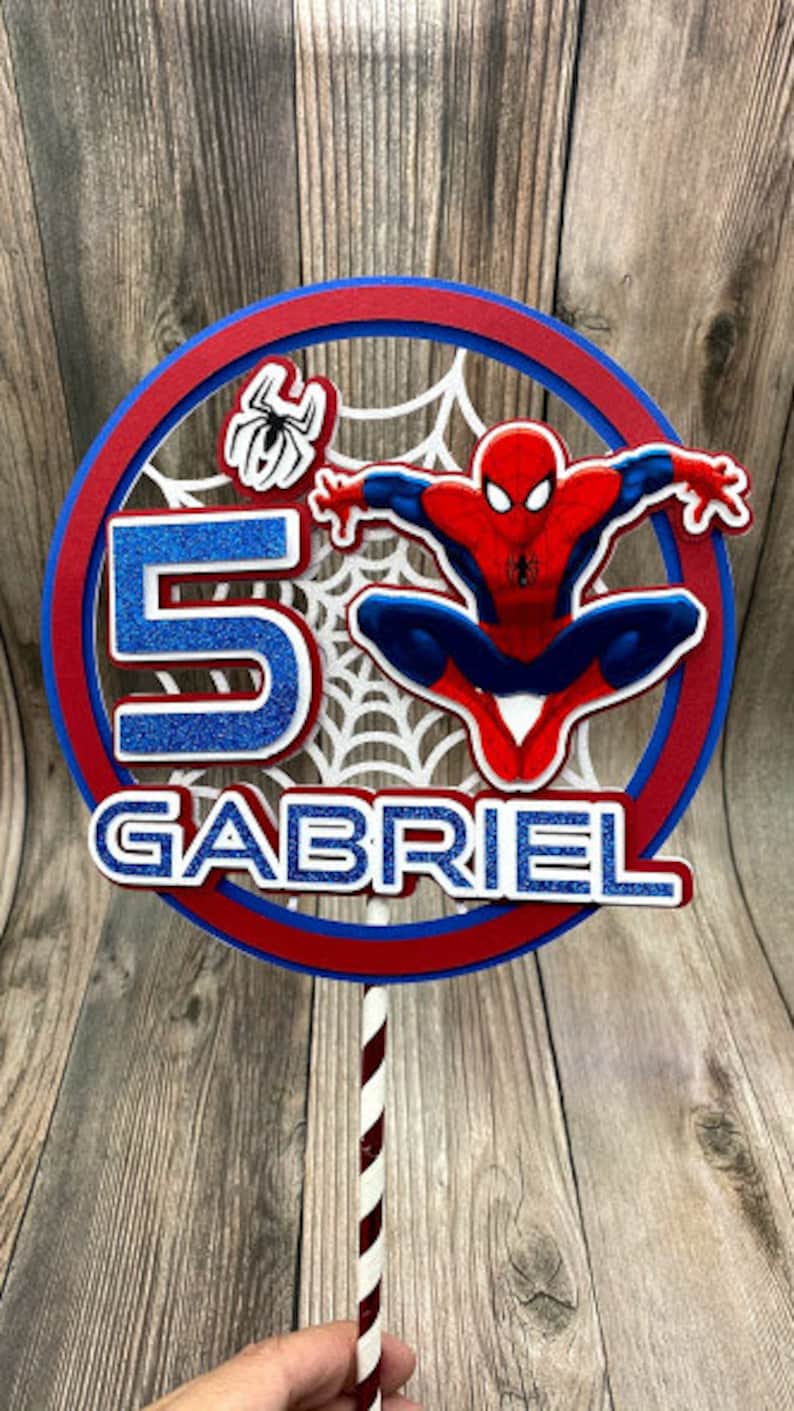 Super Hero Cake Topper Spider-man Cake Topper