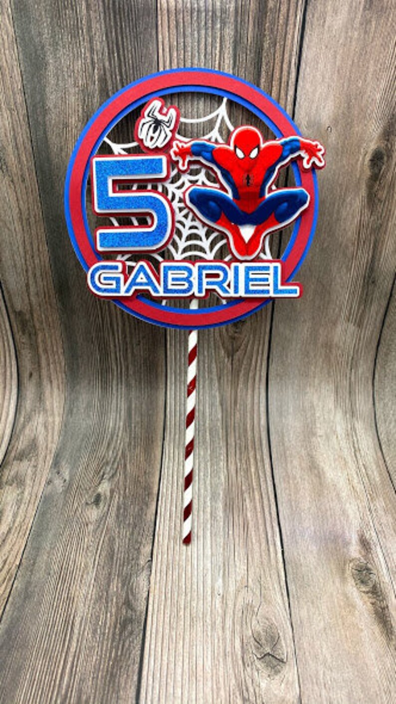 Super Hero Cake Topper Spider-man Cake Topper