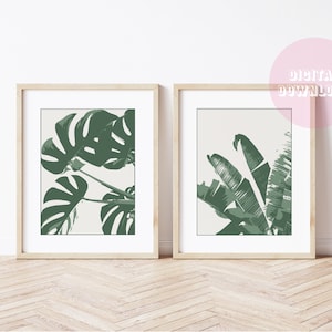 Plants Set of (2) Two Posters in COLOR