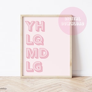 YHLQMDLG Digital Poster - Downloadable Print, Bad Bunny Poster, Wall Art, Room Decor, Instant Download