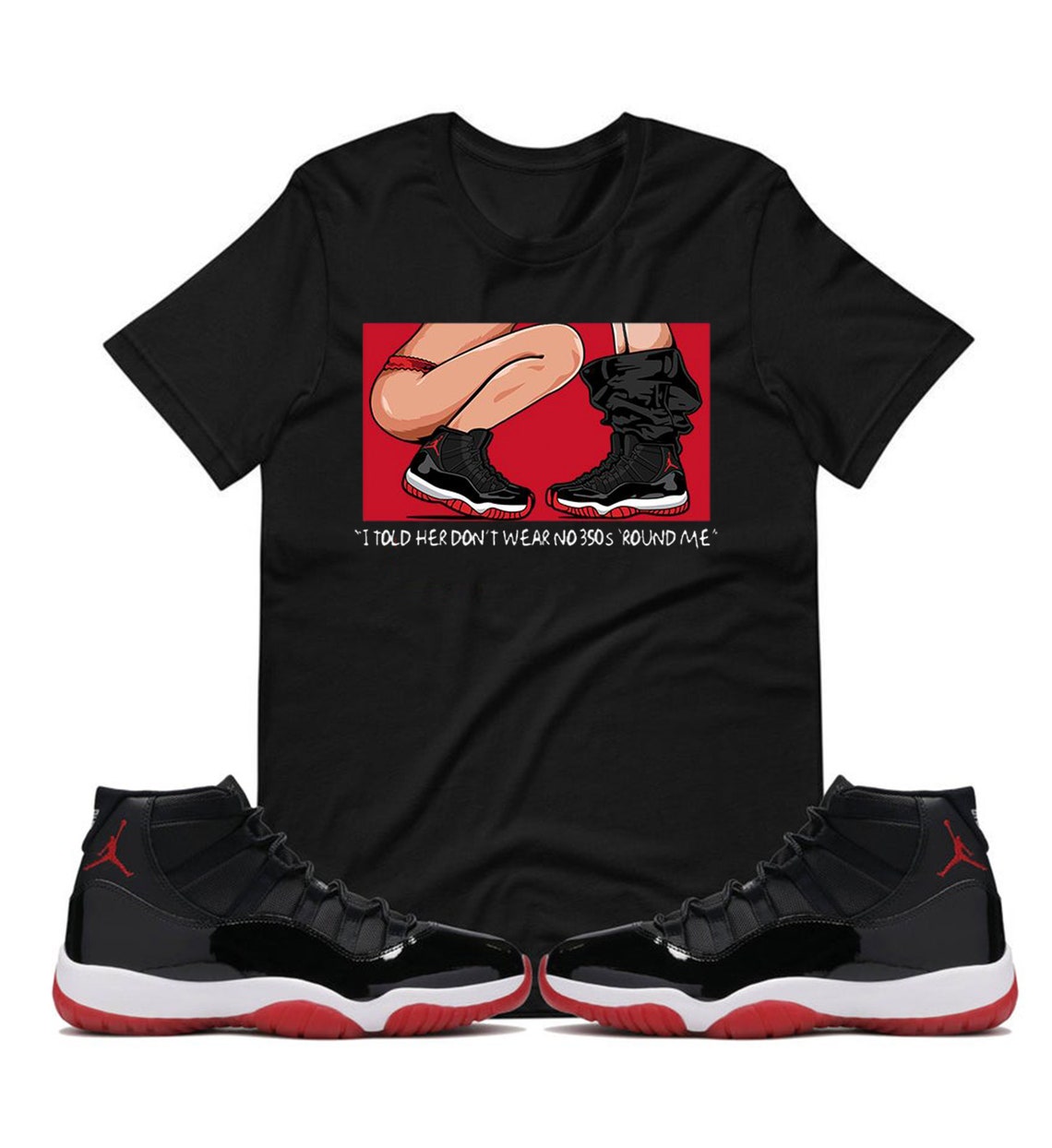 shirts to match bred 11s