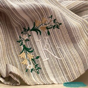 Set of 4 monogram cloth napkins, personalized embroidered linen napkins, dinner napkins with name, customized linen napkins with initials
