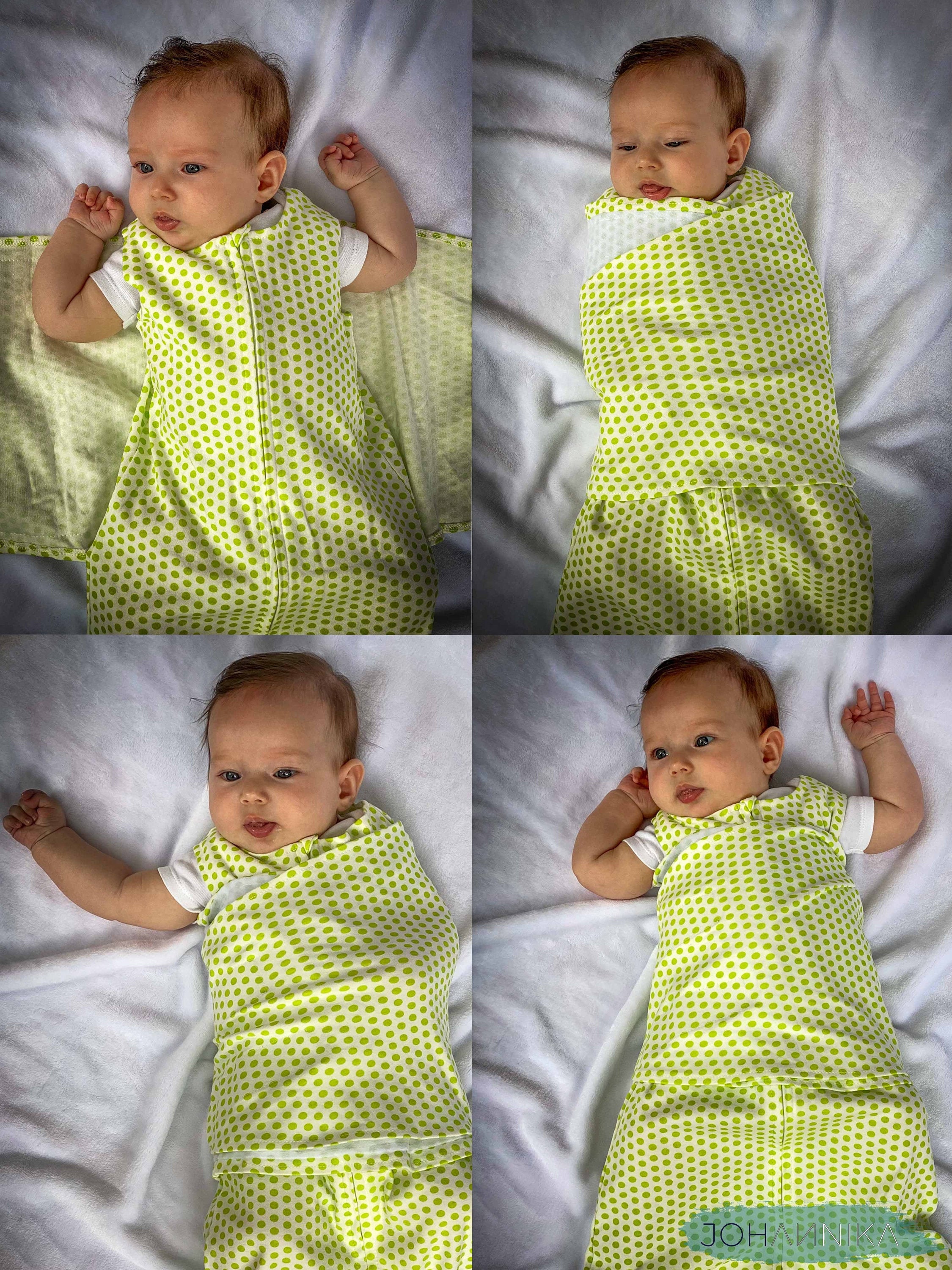 Personalized swaddle blanket for boys monogram velcro sleep Etsy