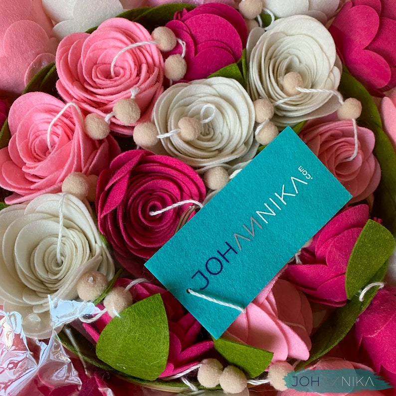 Girl nursery mobile flower nursery mobile ceiling rose Etsy