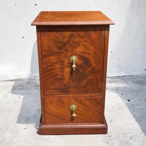 Antique Mahogany Edwardian  bedside cupboard