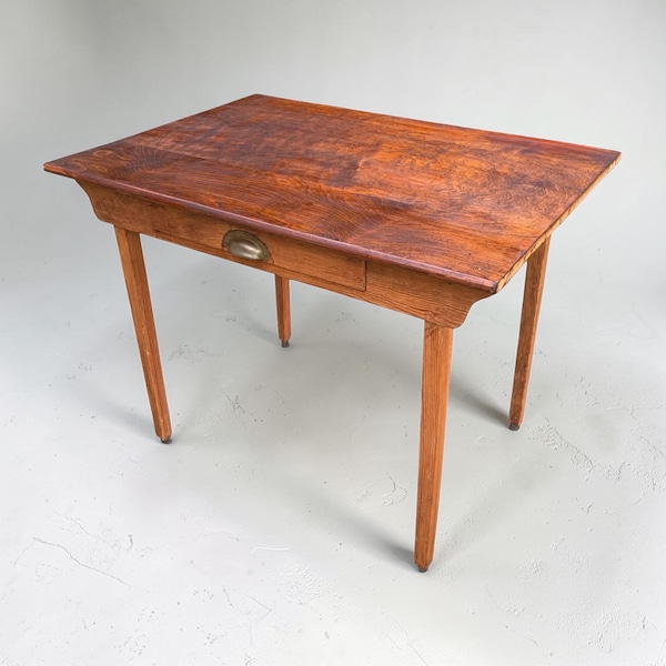 Vintage early 20th century small Pine desk