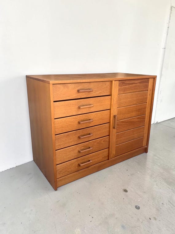 Vintage mid century Scandinavian chest of drawers