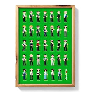 Snookerheads Snooker Legends Print