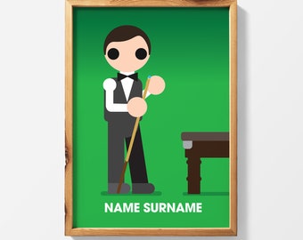 Snooker Player - Etsy UK Snooker Player - Etsy UK