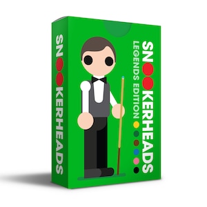 Edición Leyendas de Snookerheads (Juego de cartas de Snooker Trump - Cartas de Snooker)