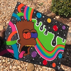 12+ Trippy Acrylic Painting