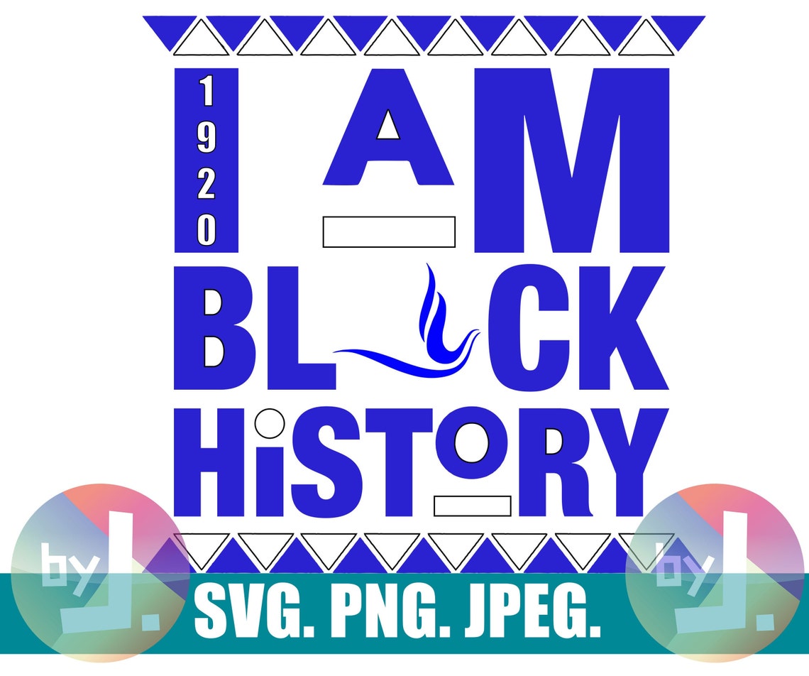 I Am Black History Zeta Phi Beta Sorority Inc. Dove. Zeta. Etsy