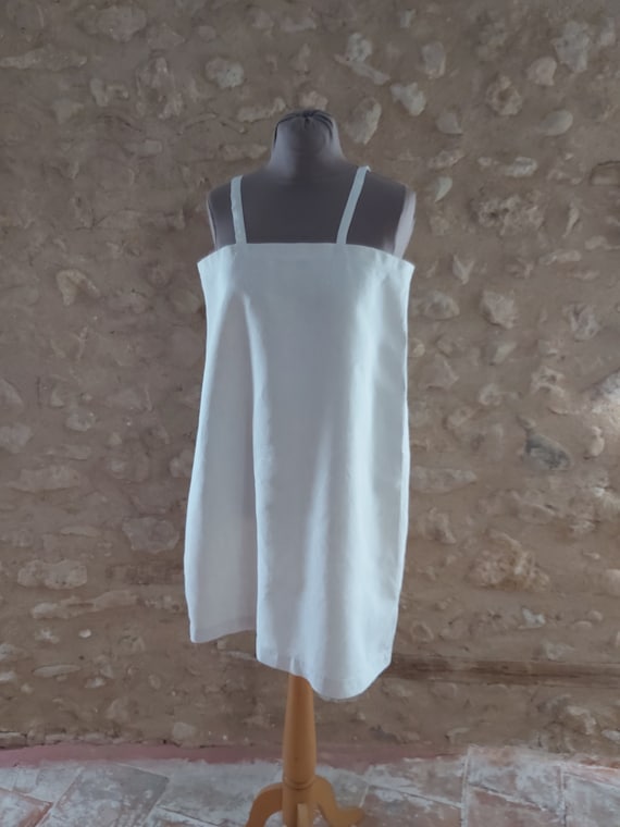 A vintage French nightdress / slip dress in pure … - image 6