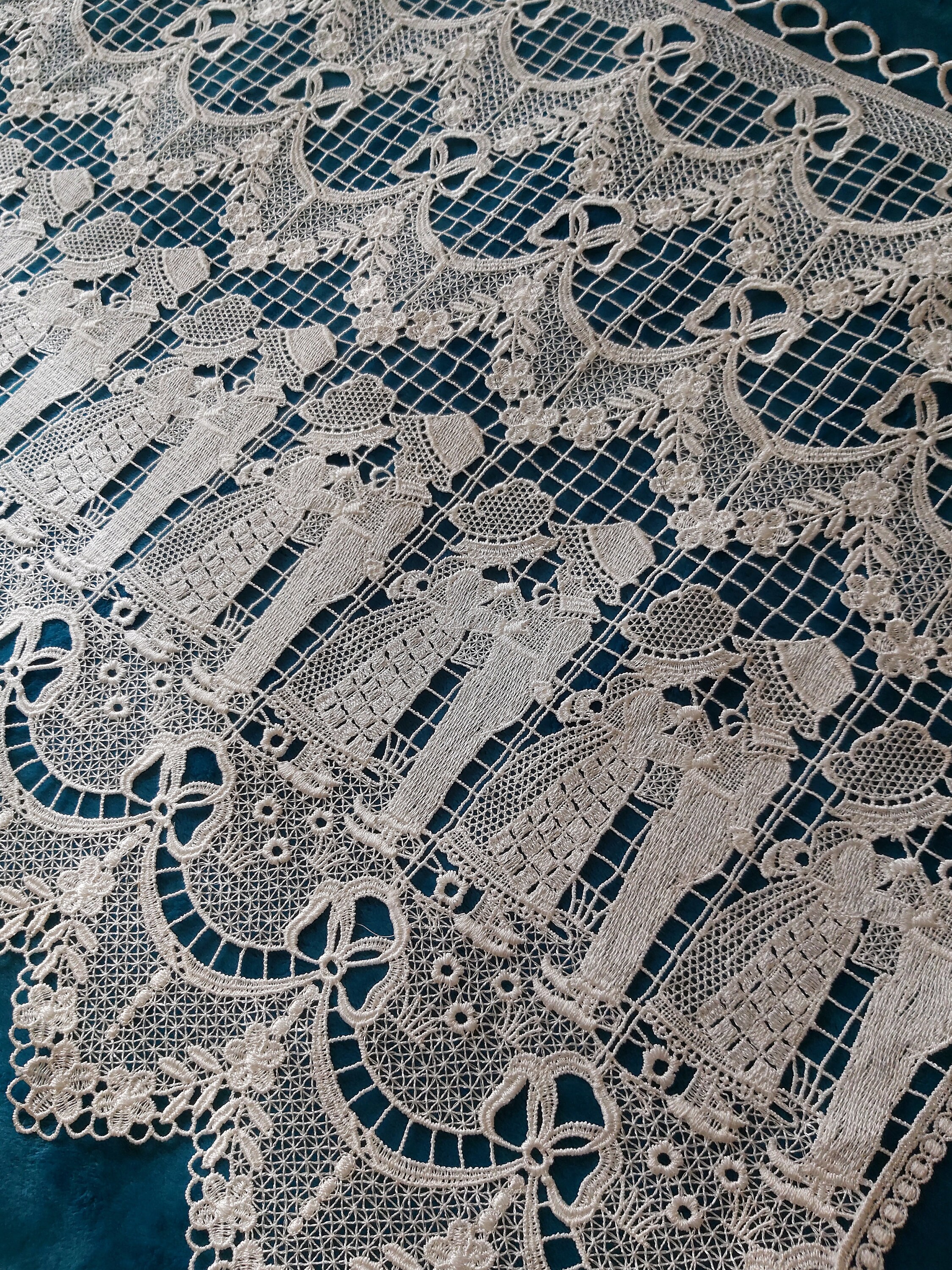 Panneaux de Rideaux Français Vintage Disponibles Individuellement - Extrêmement Joli Style Dentelle 