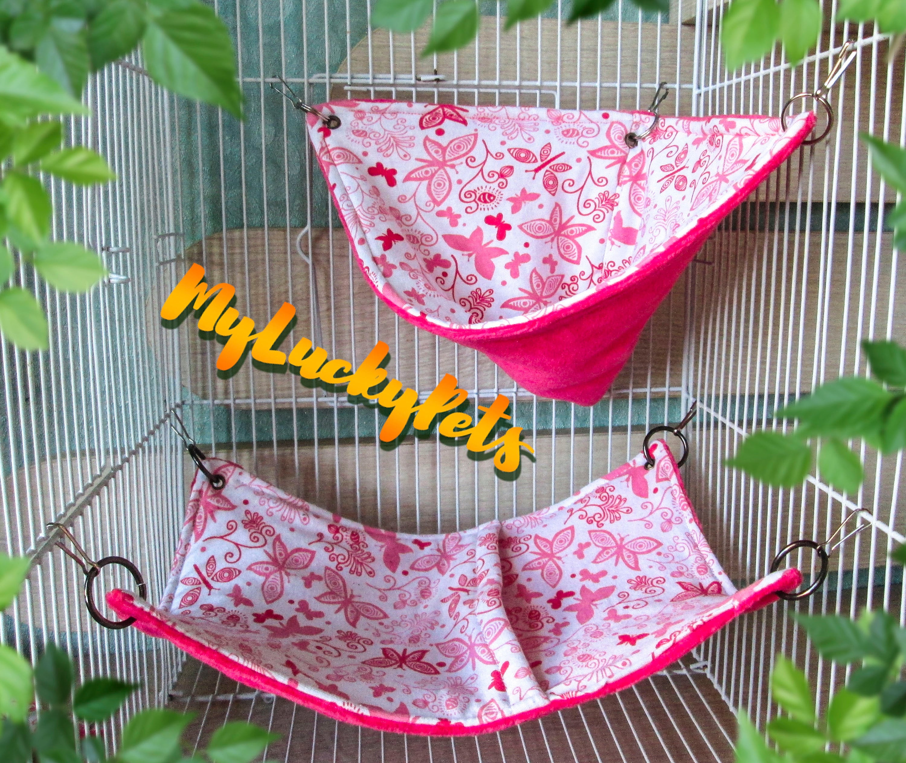 Set 2 Rat Pocket hammock& Corner hammock Cotton Rat Bed Rat Etsy