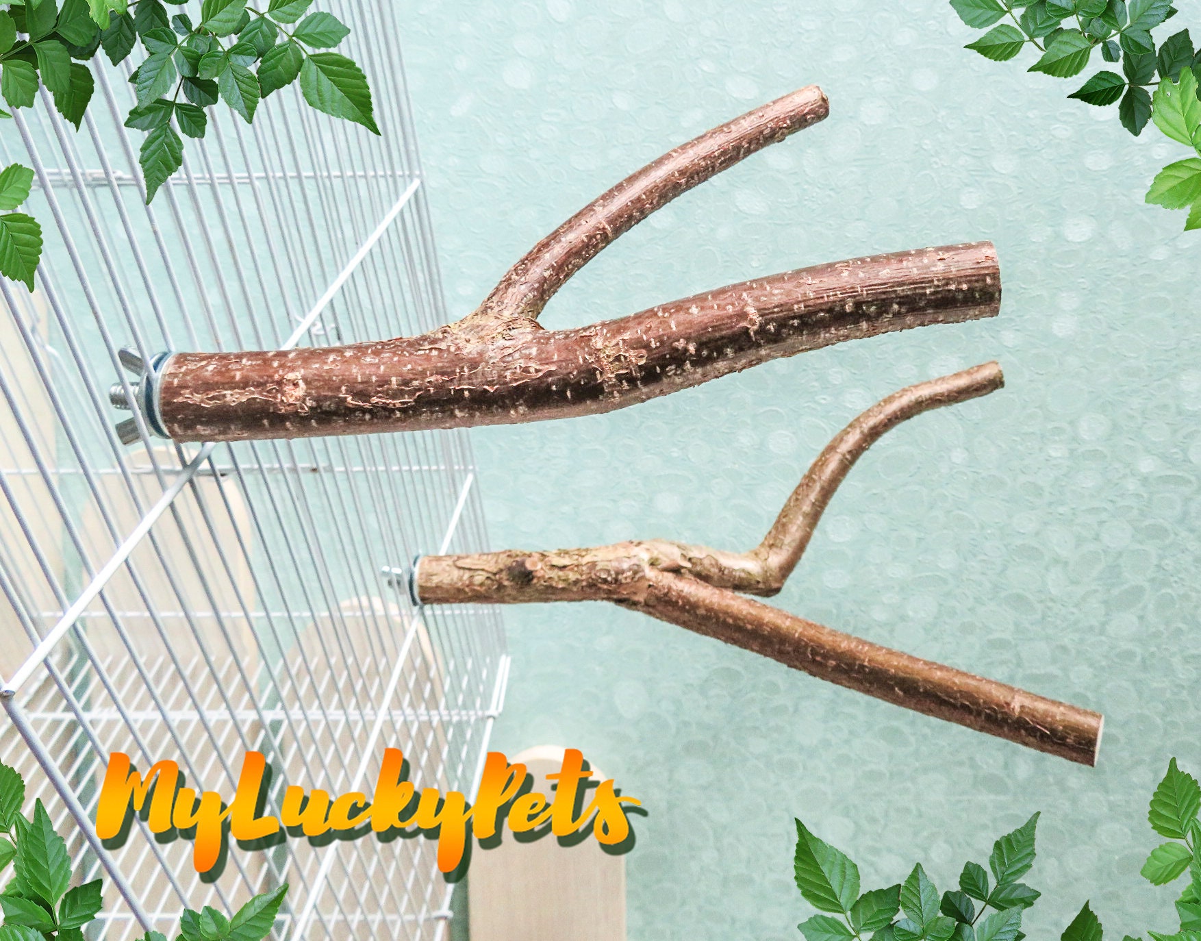 1013 Medium wood perch for parrots birds rats sugar Etsy