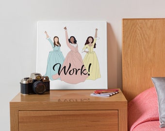 Hamilton SVG | The Schuyler Sisters Print | Angelica, Eliza, and Peggy WORK Digital Download