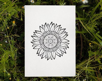 Sunflower svg / Wildflower svg / Nature svg