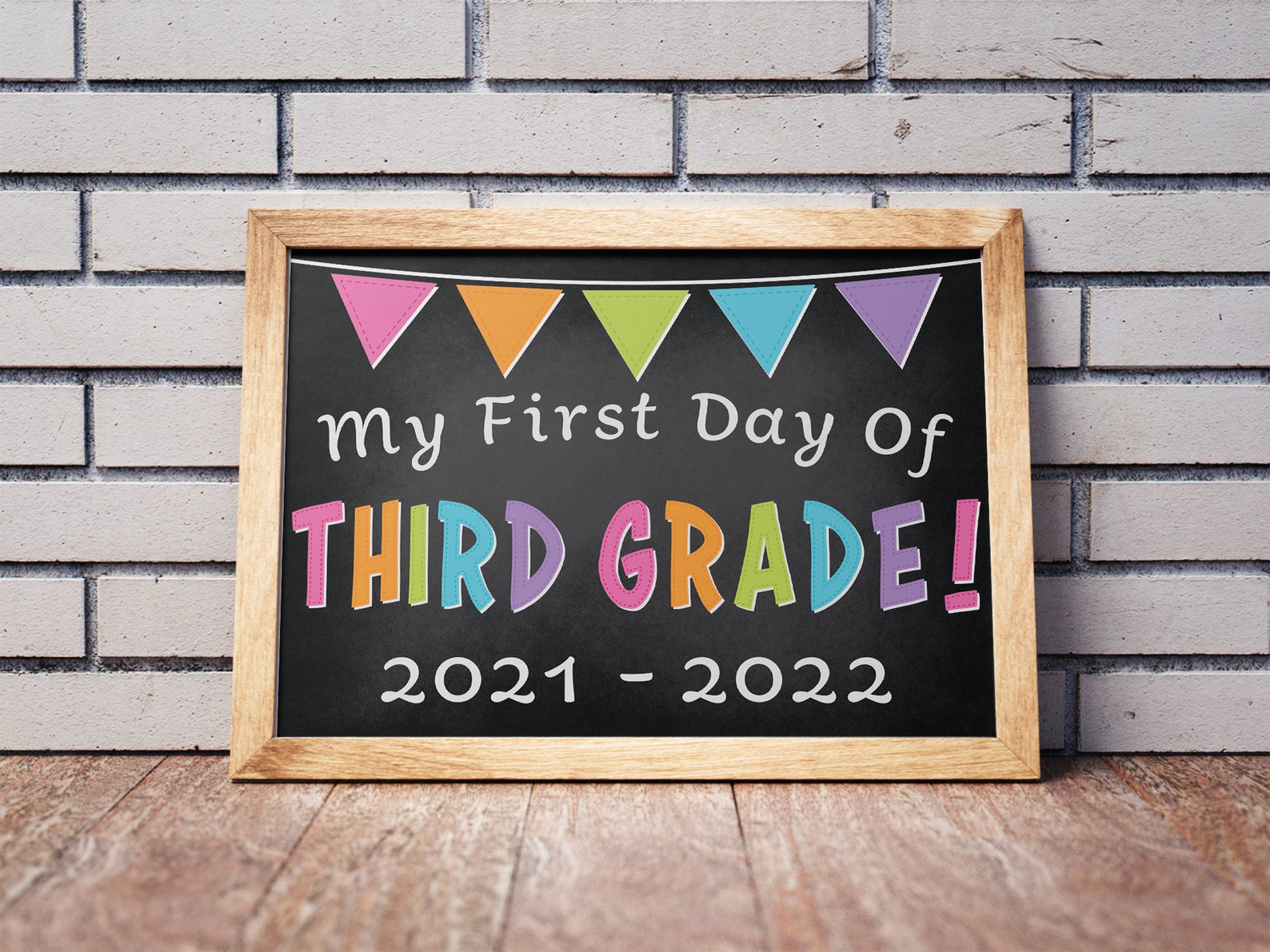 First Day of Third Grade Sign Printable - Il 1588xN.2903349331 Exgq 